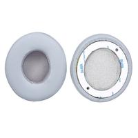 2 Pcs Remplacement des Oreillettes Oreiller Pad Coussin pour Beats Solo 2/3 Sur Oreille Sans Fil Casque Noir