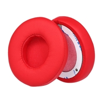 2 Pcs Remplacement des Oreillettes Oreiller Pad Coussin pour Beats Solo 2/3 Sur Oreille Sans Fil Casque Noir