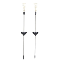 2 PCS solaire 150LED lumières fil de cuivre Starburst feux d