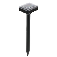 2 Pcs Solaire Propulsé Onde Sonore Sonic Repeller Extérieur Jardin Jardin Ferme Souris Gopher Rat Vole Mole Scarer Serpent Rongeur Répulsif Expeller