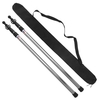 2 pcs Télescopique Tarp Pole Épaissir Réglable En Alliage D