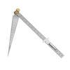 2 pièces 0-15mm trou mesure cônes règle lacunes mesure règle ensemble profondeur inspection règle utilitaire outil de mesure