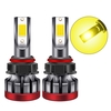2 pièces 5202 LED ampoules antibrouillard 3000K jaune 3000 Lumens 30W haute puissance LED antibrouillard DRL ampoules pour voitures camions
