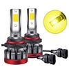 2 pièces 9005 / HB3 LED ampoules antibrouillard 3000K jaune 3000 Lumens 30W haute puissance LED antibrouillard DRL ampoules pour voitures camions