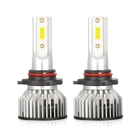 2 pièces 9006 40W IP68 étanche voiture LED ampoules de phare LED lampe de conduite Kit de Conversion tout-en-un