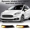 2 pièces clignotant dynamique LED aile latérale rétroviseur indicateur clignotant remplacement de la lumière pour Ford Fiesta Mk7 b-max 2008-2017
