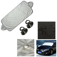 2 pièces couverture de protection de pare-brise avant automatique de voiture étanche Anti-UV antigel antigel avec ventouses