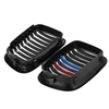 2 pièces de calandre noir mat pour BMW E46 série 3 4 portes 1998-2001