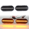 2 pièces dynamique fumé LED feux de position latéraux lentille garde-boue remplacement pour VW MK4 Jette Beetle