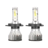 2 pièces H4 40W IP68 étanche voiture LED ampoules de phare LED lampe de conduite Kit de conversion tout-en-un