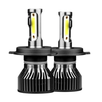 2 pièces H4 50W IP68 voiture LED ampoules de phare LED lampe de conduite Kit de conversion tout-en-un