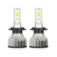 2 pièces H7 40W IP68 étanche voiture LED ampoules de phare LED lampe de conduite Kit de Conversion tout-en-un
