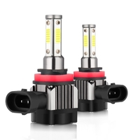 2 pièces IP68 étanche voiture LED ampoules de phare LED lampe de conduite Kit de Conversion tout-en-un H7 50W