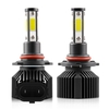 2 pièces IP68 étanche voiture LED ampoules de phare LED lampe de conduite Kit de Conversion tout-en-un H7 50W