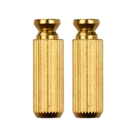 2 pièces métal guitare électrique trémolo pont goujons ancres vis diamètre 8 MM accessoires remplacements noir