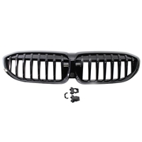 2 pièces noir brillant capot de pare-chocs avant grille de calandre de course de remplacement pour BMW G20 série 3