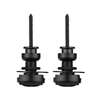 2 pièces sangle de guitare serrures de sécurité en métal sangle à dégagement rapide boutons de retenue argent pour guitares électriques acoustiques basse