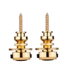 2 pièces sangle de guitare serrures de sécurité en métal sangle à dégagement rapide boutons de retenue argent pour guitares électriques acoustiques basse