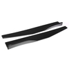 2 pièces universel style de carrosserie jupe latérale séparateurs à bascule diffuseur Winglet ailes Kit de pare-chocs couleur en Fiber de carbone