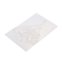 20 pcs / set de mariage Invitation cartes Pearl Paper Laser Cut creux modèle de mariée Invitation cartes pour mariage anniversaire fiançailles - blanc