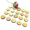 20 PCS En Bois Artware Journal Écorce Carte Clip De Mariage Accueil Festival Décoration Message Carte Base