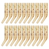 20 PCS Ligne Aligneurs Leurres De Pêche Crochet Alignements Anti-enchevêtrement Manches Carpe De Pêche Tackle Crochet Rig Alignements Terminal De Pêche Accessoires