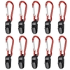 20 pcs Tarp Auvent Pince Clips Tente Snaps Cintres Camping Tente Serrer Serrure Grip Pince avec Mousqueton pour Camping En Plein Air Agriculture Jardin