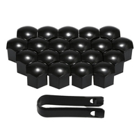 20 pcs Universel 21mm Écrou De Roue Couvre Placage Lug Écrou Capuchons Vis Protecteur