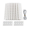 20 pièces 3V SMD perles de lampe avec filtre à lentille optique pour 32-65 LED TV réparation LED lumière bande pièces accessoires