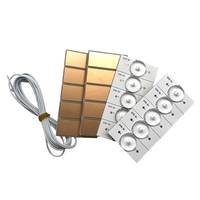 20 pièces 3V SMD perles de lampe avec filtre à lentille optique pour 32-65 LED TV réparation LED lumière bande pièces accessoires