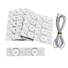 20 pièces 3V SMD perles de lampe avec filtre à lentille optique pour 32-65 LED TV réparation LED lumière bande pièces accessoires