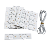 20 pièces 3V SMD perles de lampe avec filtre à lentille optique pour 32-65 LED TV réparation LED lumière bande pièces accessoires