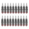 20 pièces Cartouche T-attoo Tubes N-eedles Main Poke Stérilisé N-eedle Accessoires Kit Ensemble T-attoo Fournitures pour Débutants Artiste Portable