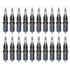 20 pièces Cartouche T-attoo Tubes N-eedles Main Poke Stérilisé N-eedle Accessoires Kit Ensemble T-attoo Fournitures pour Débutants Artiste Portable