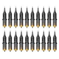 20 pièces Cartouche T-attoo Tubes N-eedles Main Poke Stérilisé N-eedle Accessoires Kit Ensemble T-attoo Fournitures pour Débutants Artiste Portable