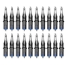 20 pièces Cartouche T-attoo Tubes N-eedles Main Poke Stérilisé N-eedle Accessoires Kit Ensemble T-attoo Fournitures pour Débutants Artiste Portable
