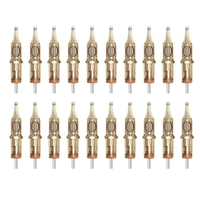 20 pièces Cartouche T-attoo Tubes N-eedles Main Poke Stérilisé N-eedle Accessoires Kit Ensemble T-attoo Fournitures pour Débutants Artiste Portable