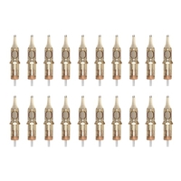 20 pièces Cartouche T-attoo Tubes N-eedles Main Poke Stérilisé N-eedle Accessoires Kit Ensemble T-attoo Fournitures pour Débutants Artiste Portable