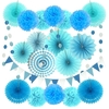 20 pièces décoration de fenêtre kit de papier coloré pour la fête d