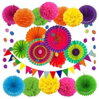 20 pièces décoration de fenêtre kit de papier coloré pour la fête d
