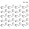 20 pièces pinces de câble auto-adhésives bureau usage domestique fil organisateur de bureau charge support de cordon de charge gestion