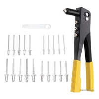 200 pièces ensemble de rivets robustes à la main 2.4/3.2/4.0/4.8mm Rivet G-un Kit ensemble de rivets en aluminium outil d