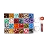200 pièces perles de cire à cacheter perles de cire colorées avec boîte de rangement pour cachet de cire cartes de timbre enveloppes lettre invitations de mariage emballage scellage décoration projets d
