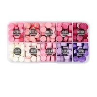 200 pièces perles de cire à cacheter perles de cire colorées avec boîte de rangement pour cachet de cire cartes de timbre enveloppes lettre invitations de mariage emballage scellage décoration projets d