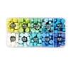 200 pièces perles de cire à cacheter perles de cire colorées avec boîte de rangement pour cachet de cire cartes de timbre enveloppes lettre invitations de mariage emballage scellage décoration projets d