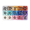 200 pièces perles de cire à cacheter perles de cire colorées avec boîte de rangement pour cachet de cire cartes de timbre enveloppes lettre invitations de mariage emballage scellage décoration projets d