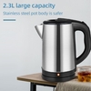 2000W 2.3L Bouilloire électrique de grande capacité Acier inoxydable Bouilloire Cafetière Teaer UE 220V