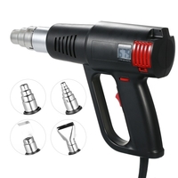 2000W industriel rapide chauffage pistolet à air chaud LCD numérique à température contrôlée haute qualité Handheld Heat Blower électrique réglable température pistolet à chaleur outil