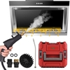 2000W Nettoyeur vapeur portable haute température sous pression Machine de nettoyage vapeur sans réservoir et vapeur robuste pour cuisine salon salle de bain voiture