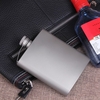 200ML Titanium Flacon Liqueur Ultra Léger Plat Hip Flask Camping En Plein Air Pique-Nique Randonnée